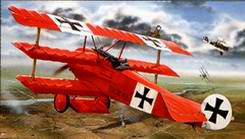 Synny czerwony Fokker Dr I